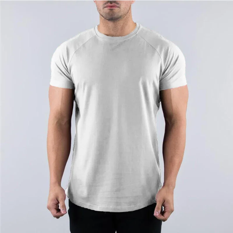 Plain Summer Cotton Breathable – Muscle Tee Workout recenzja i cena