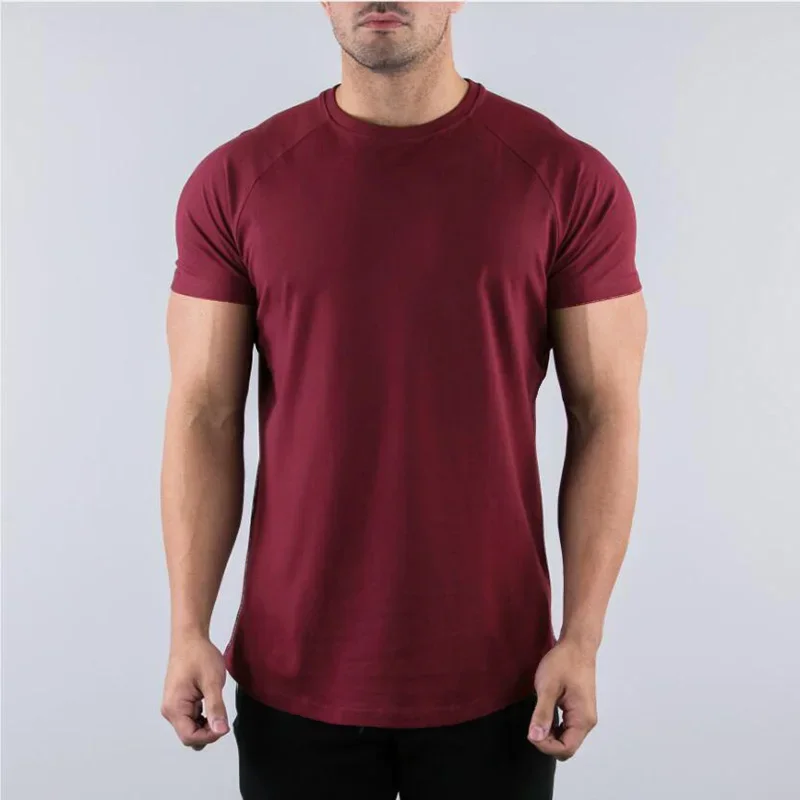 Plain Summer Cotton Breathable – Muscle Tee Workout recenzja i cena