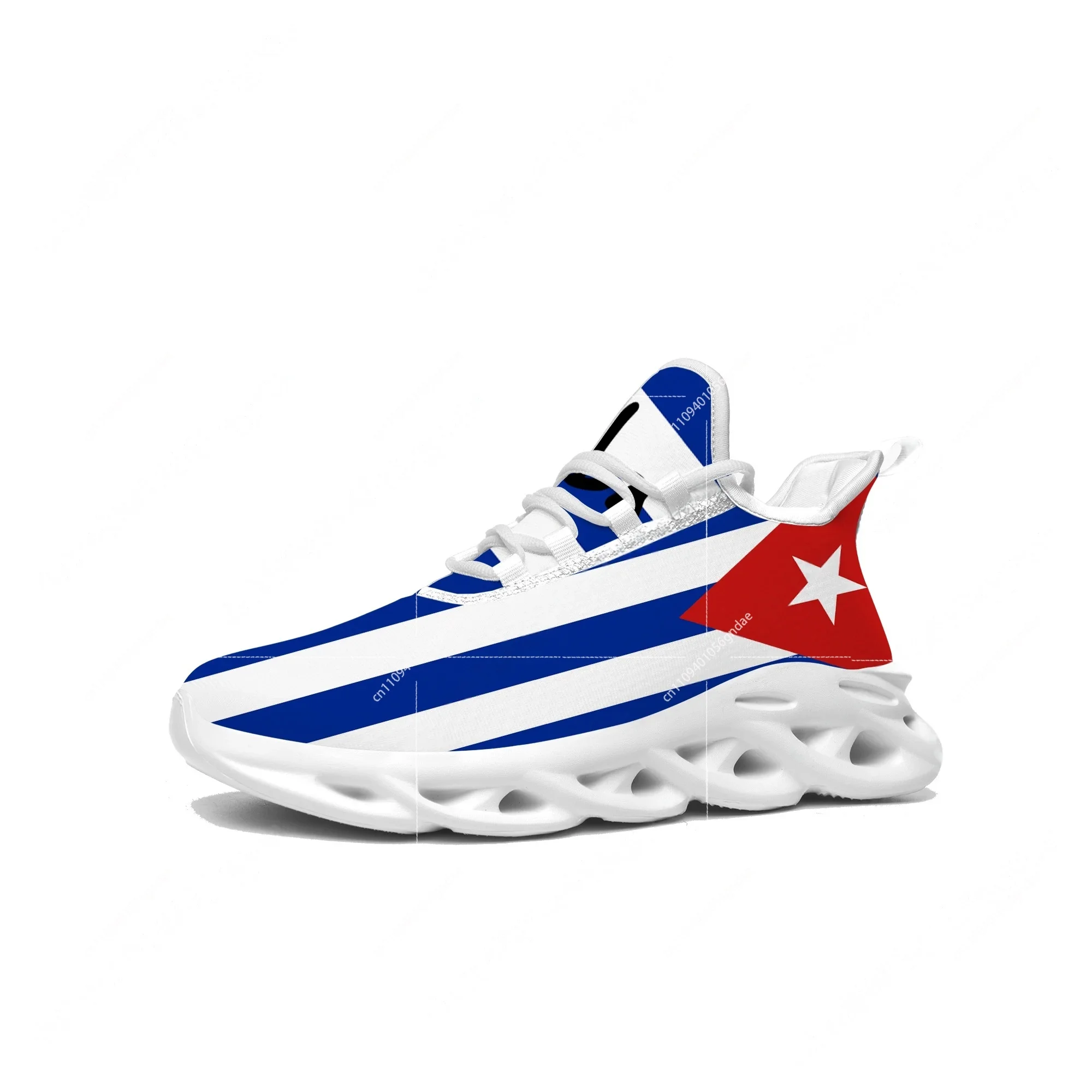 Cuban Flag Flats Sneakers Mens – Men'S Fashion Running Shoes recenzja i cena