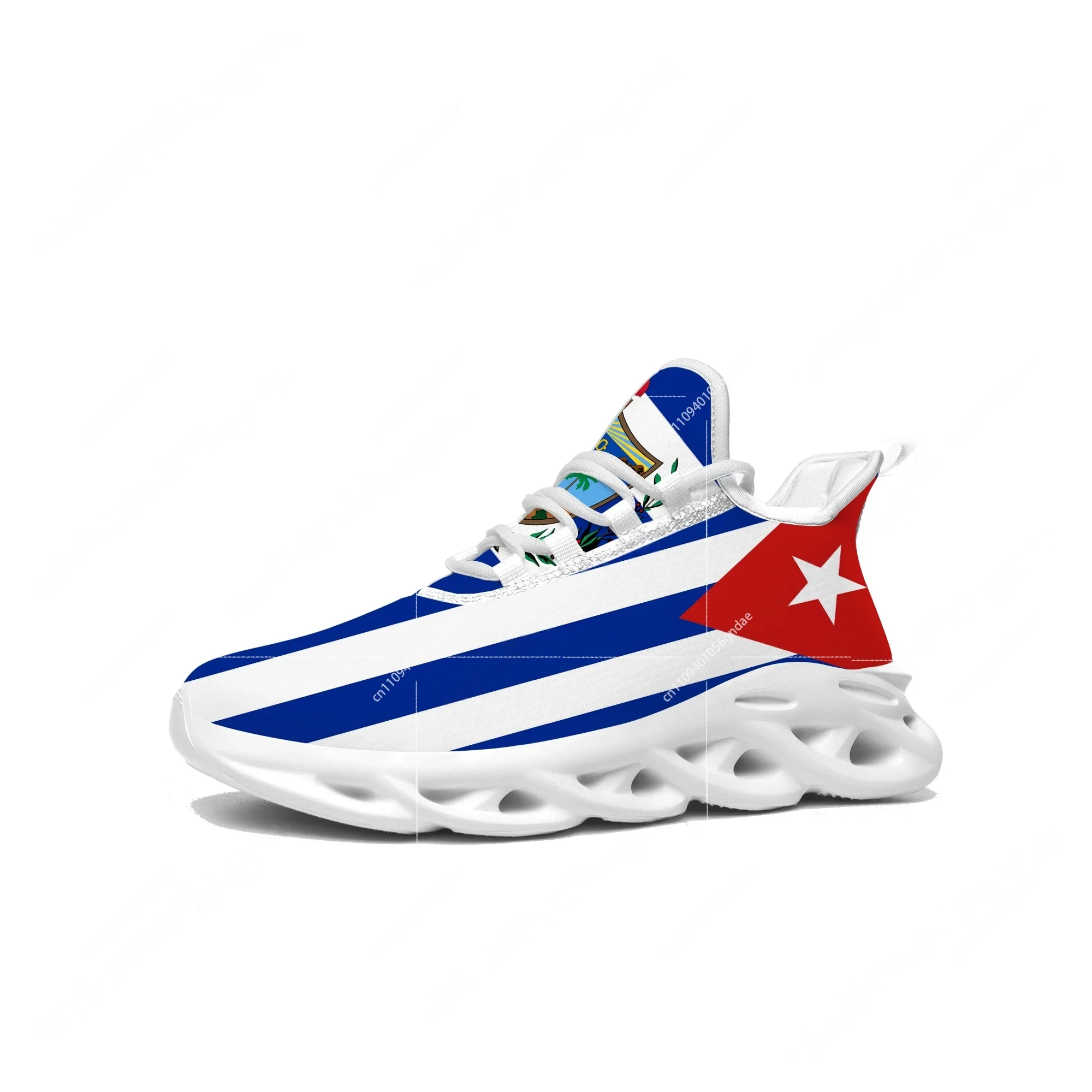 Cuban Flag Flats Sneakers Mens – Men'S Fashion Running Shoes recenzja i cena