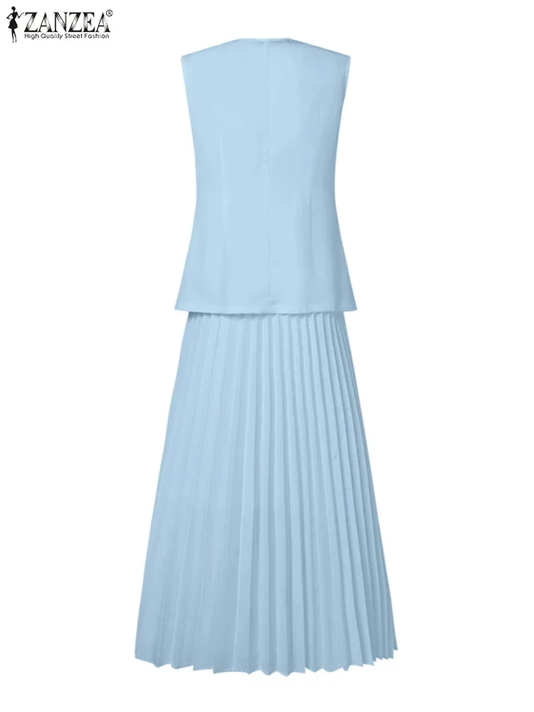 ZANZEA Summer 2PCS Dress Sets  – Men'S Fashion Line recenzja i cena