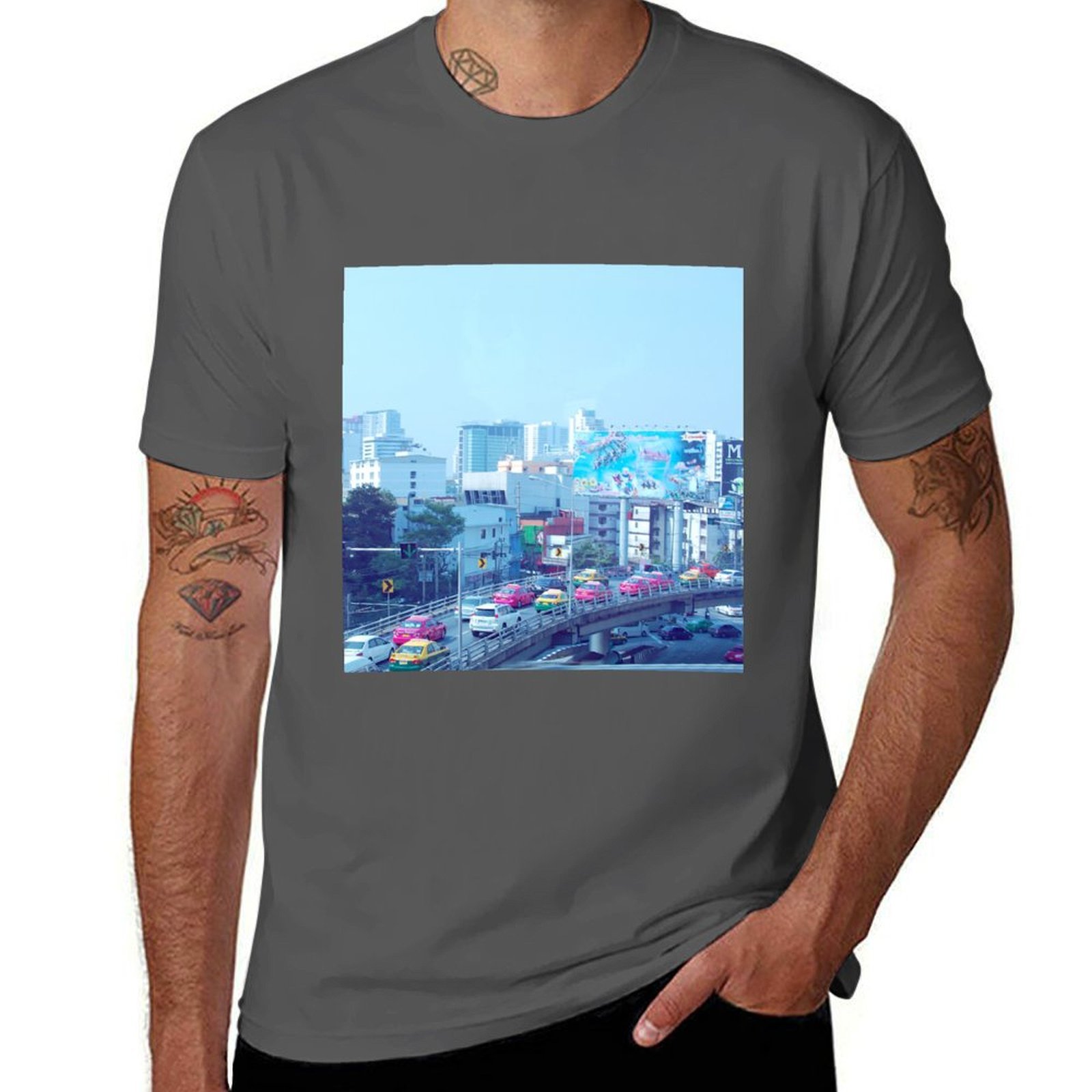 in Bangkok Traffic T-Shirt Fas – Mens Fashion Bangkok recenzja i cena