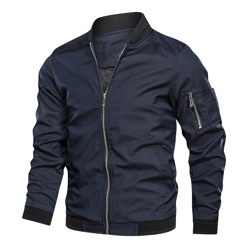 Spring Autumn Men's Bomber Jac – Mens Fashion Bomber Jacket recenzja i cena