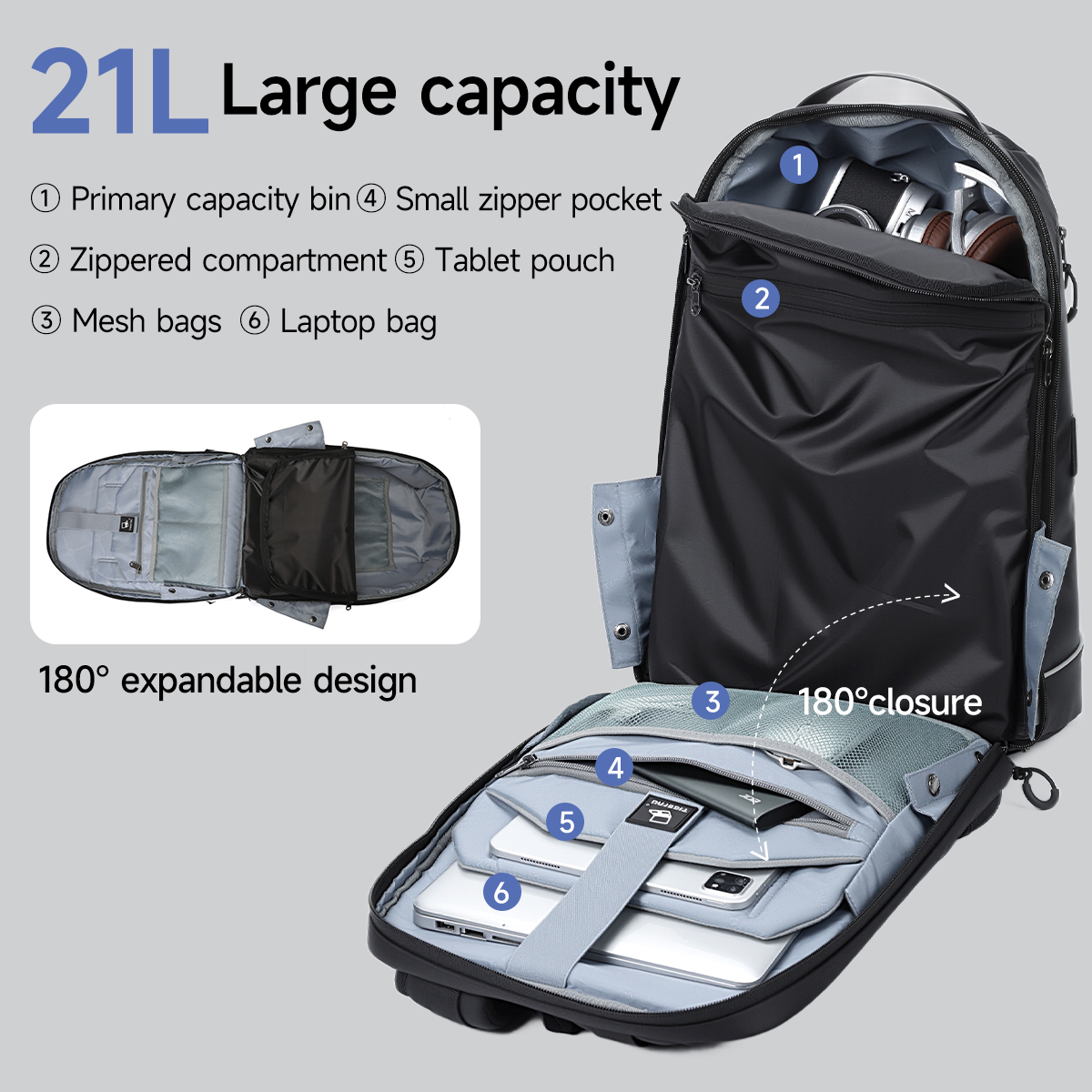 Tigernu Fashion Backpack Men T – Men'S Fashion Bag recenzja i cena