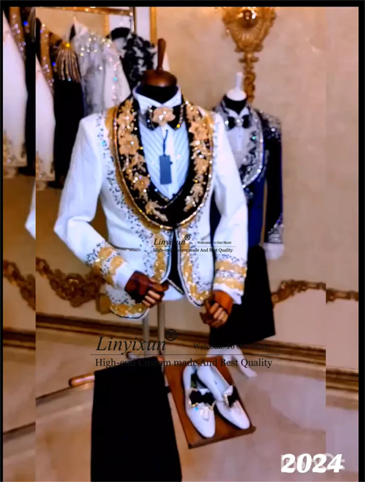 Elegance Design Diamond Mens S – Mens Fashion Trajes recenzja i cena