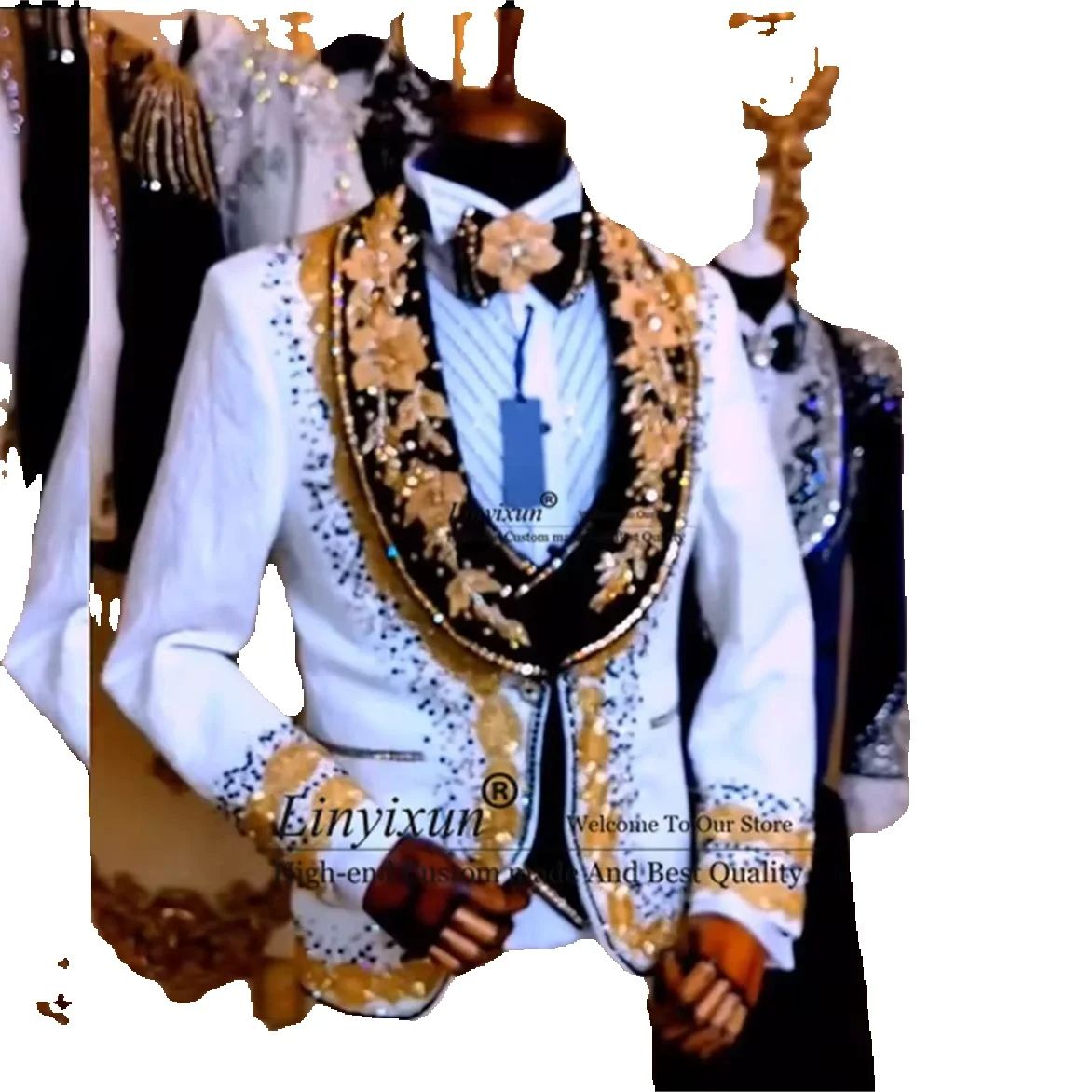 Elegance Design Diamond Mens S – Mens Fashion Trajes recenzja i cena