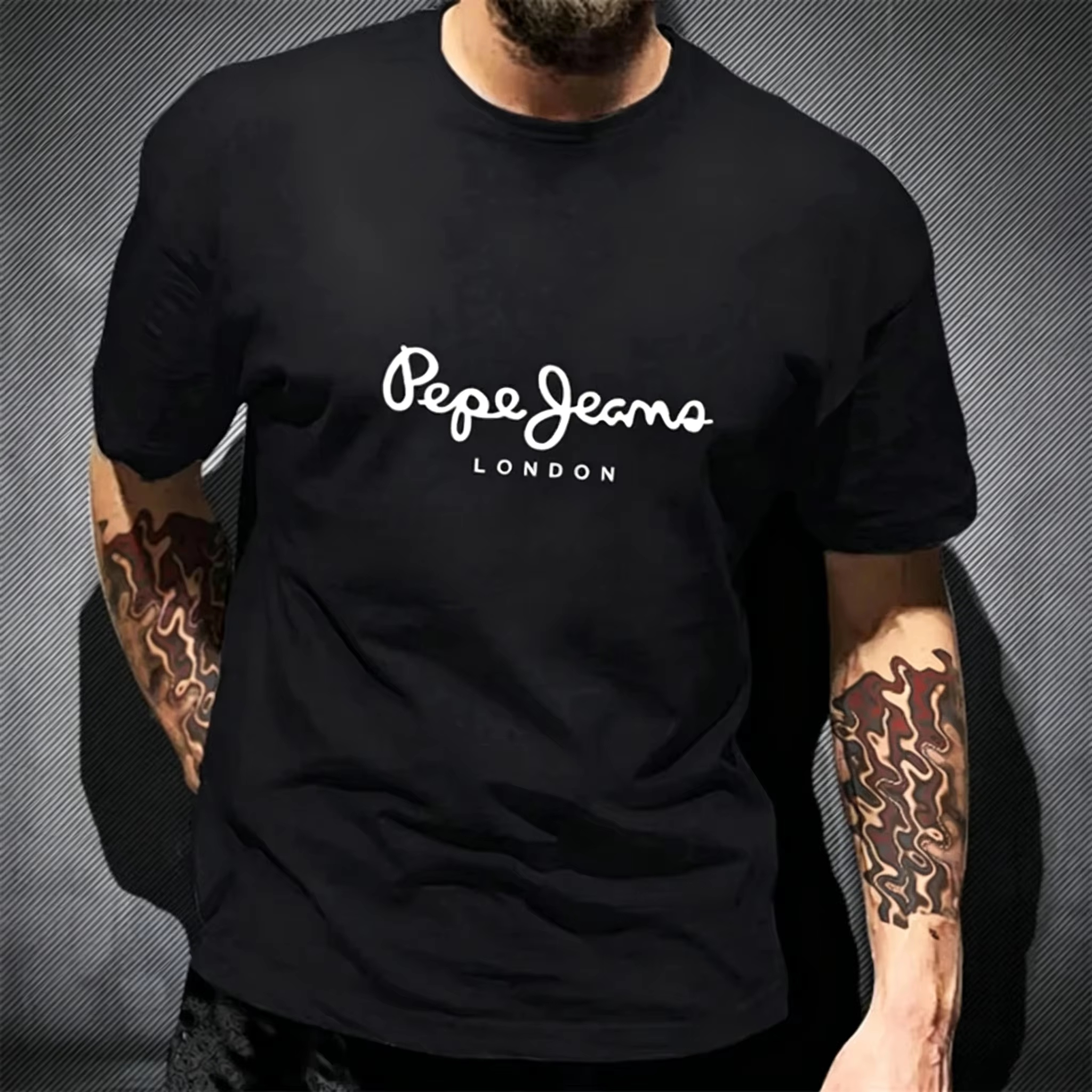 Pepe Jeans London printing 100 – Jeans Shirt Fashion For Men recenzja i cena