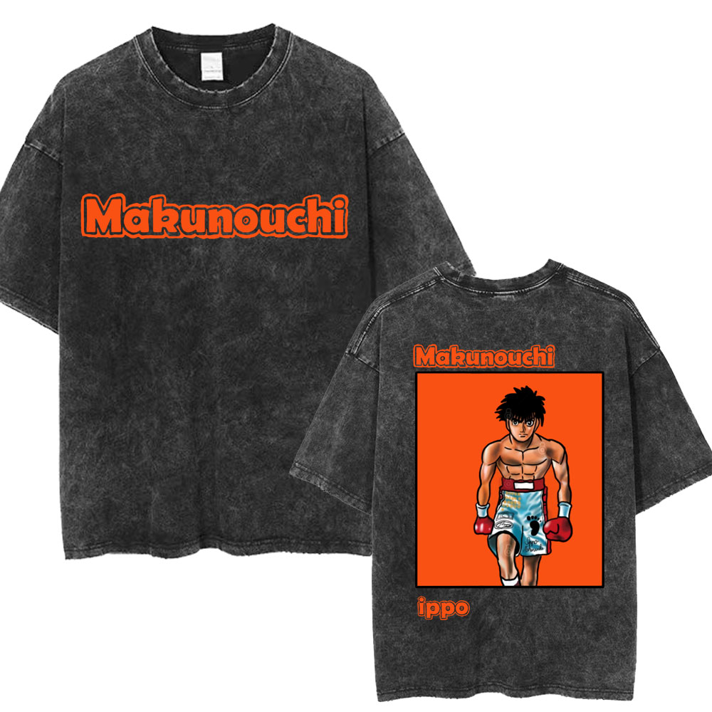 Anime Ippo Makunouchi Manga Gr – Men'S Fashion Oversized T Shirt recenzja i cena
