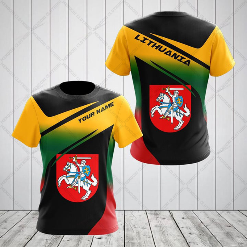 Custom Summer Casual Lithuania – Men'S Fashion Oversized T Shirt recenzja i cena