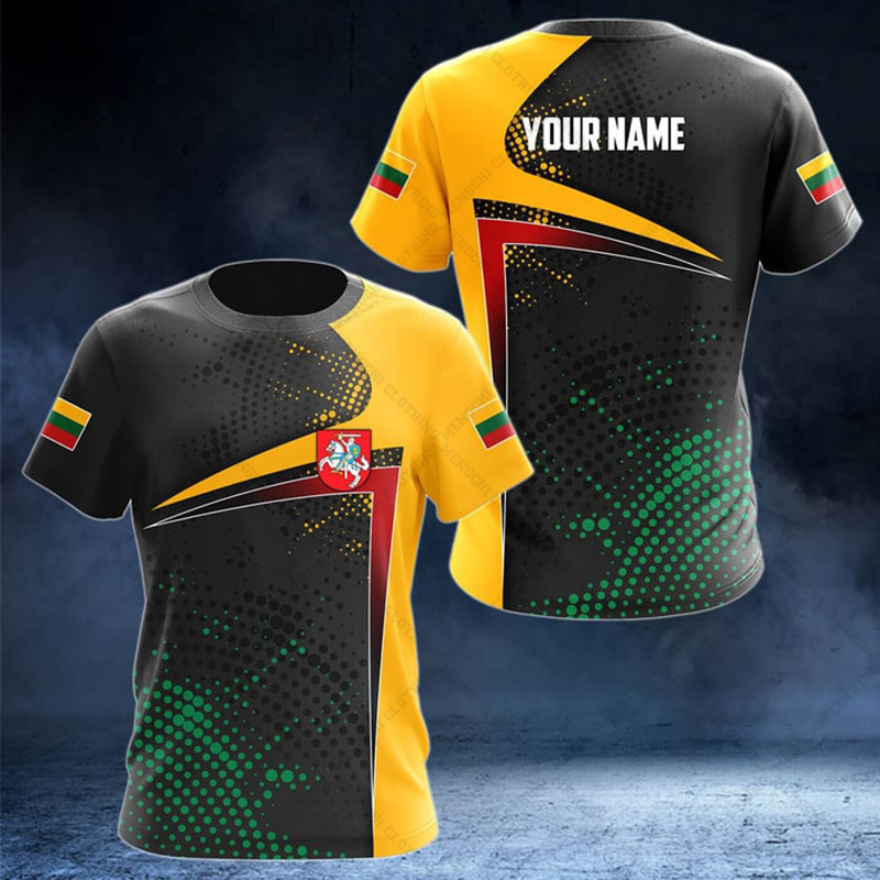 Custom Summer Casual Lithuania – Men'S Fashion Oversized T Shirt recenzja i cena