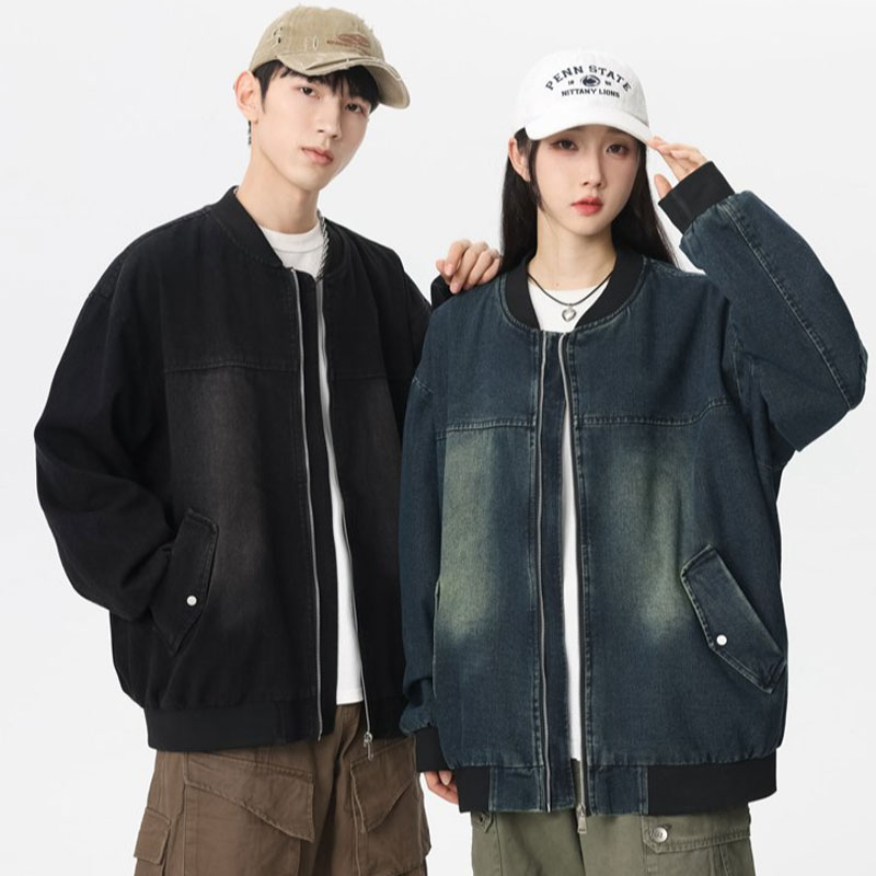 Spring Autumn Sports Jacket Ca – Mens Fashion Denim Jacket recenzja i cena