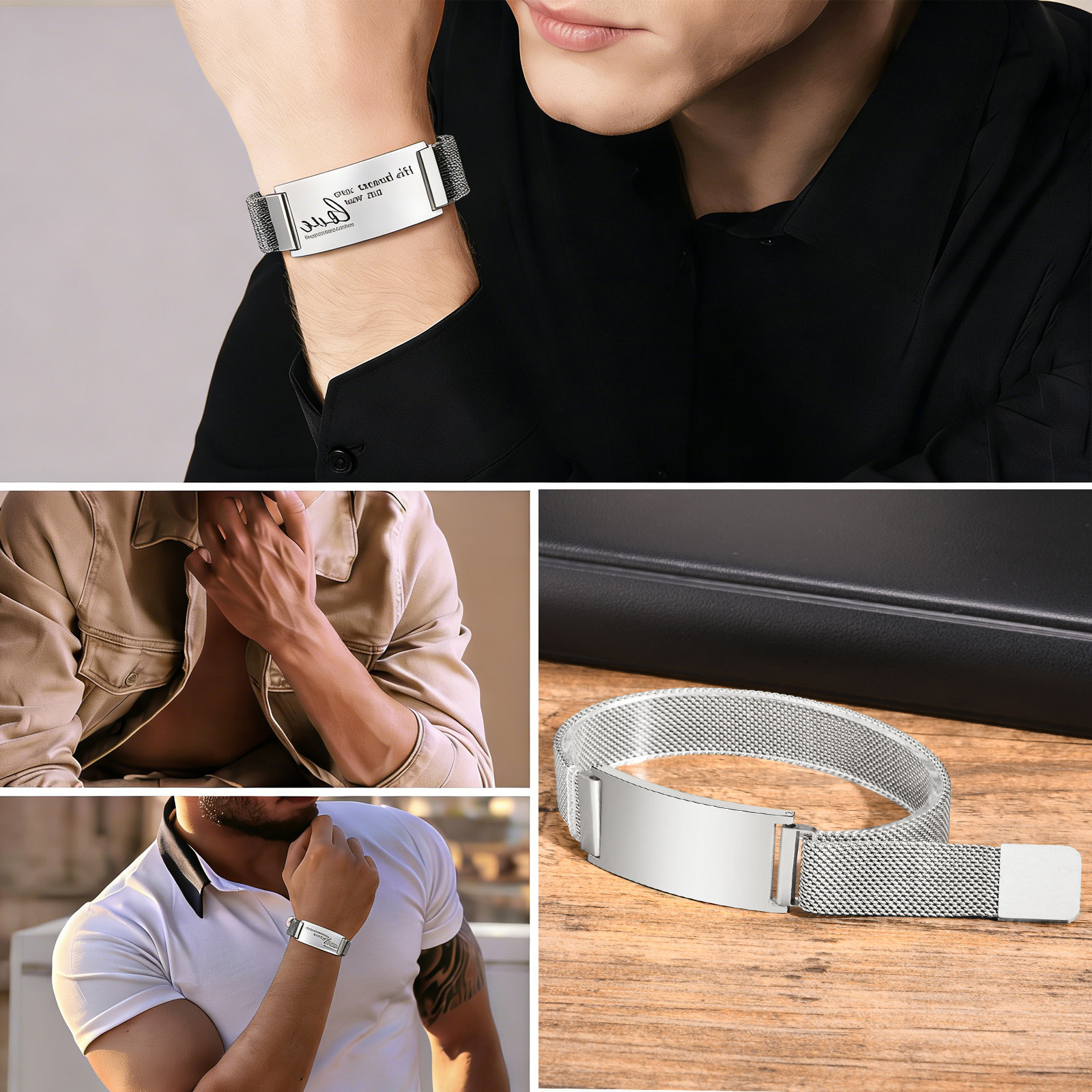 Custom Man Wide Bracelet Chris – Mens Fashion Young recenzja i cena
