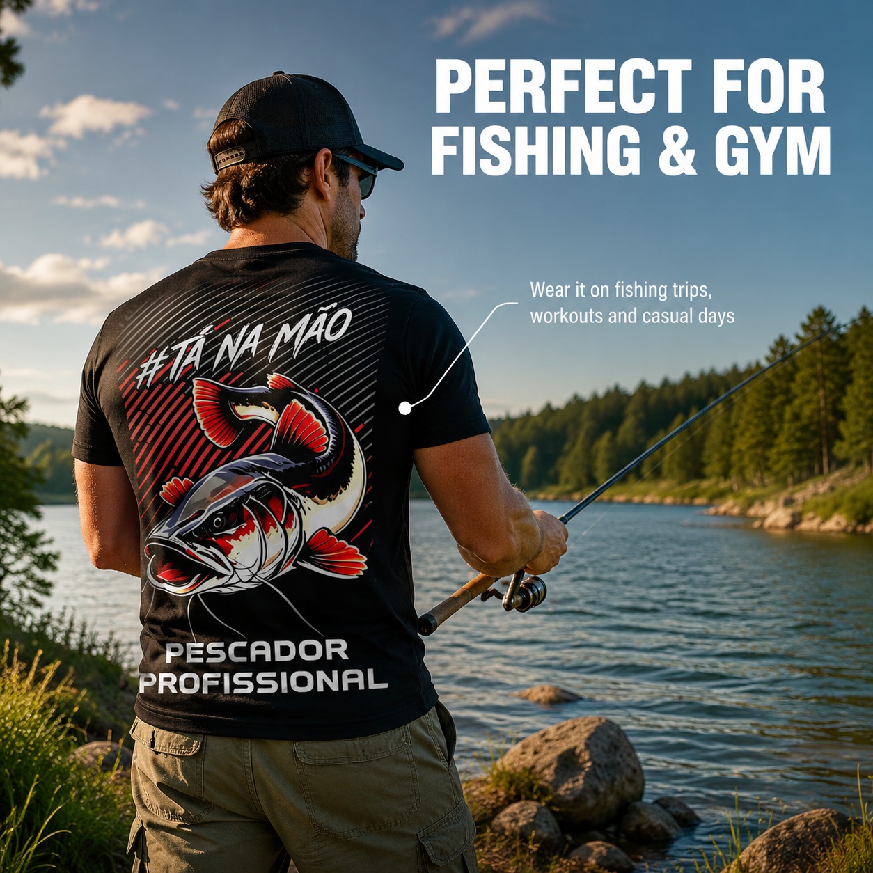 Fisherman's Round Neck, Black  – Mens Fashion Style Images recenzja i cena