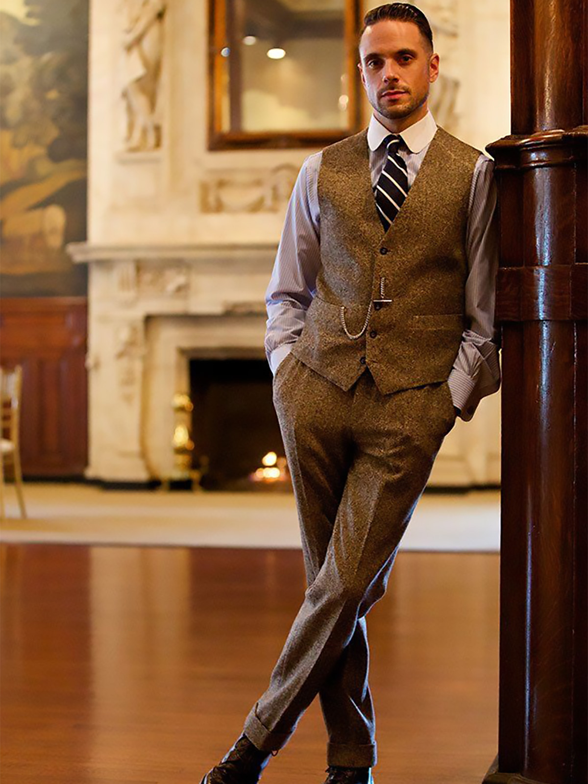 ANNIEBRITNEY Tweed Suits for M – Mens Fashion Trajes recenzja i cena
