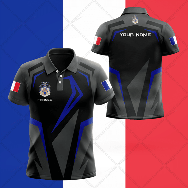Custom Name France Flag Graphi – Men'S Fashion Names recenzja i cena