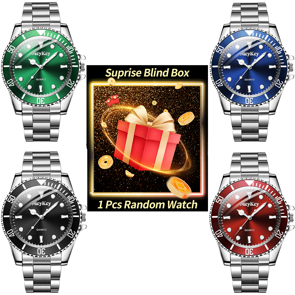 1PC Surprise Mystery Watch Bli – Men'S Fashion Xxl recenzja i cena