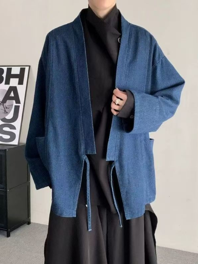 Vintage Japanese Style Denim C – Mens Fashion Denim Jacket recenzja i cena