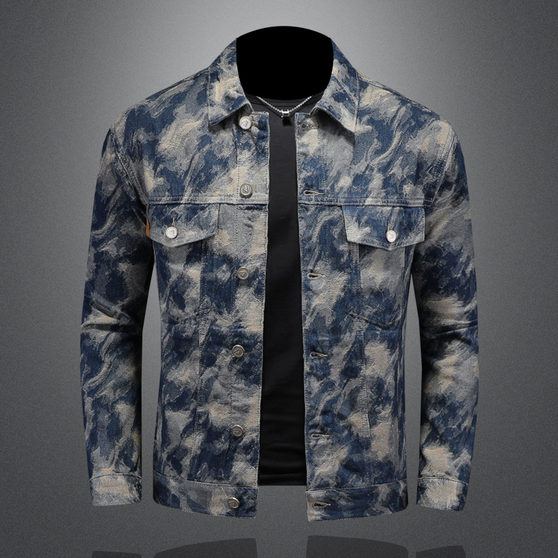 2025 Spring Vintage Denim Jack – Mens Fashion Denim Jacket recenzja i cena