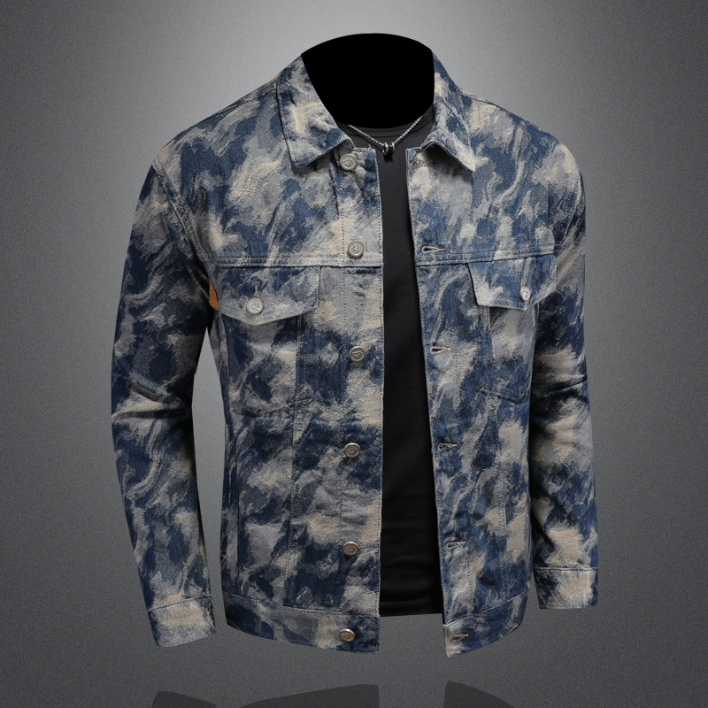 2025 Spring Vintage Denim Jack – Mens Fashion Denim Jacket recenzja i cena