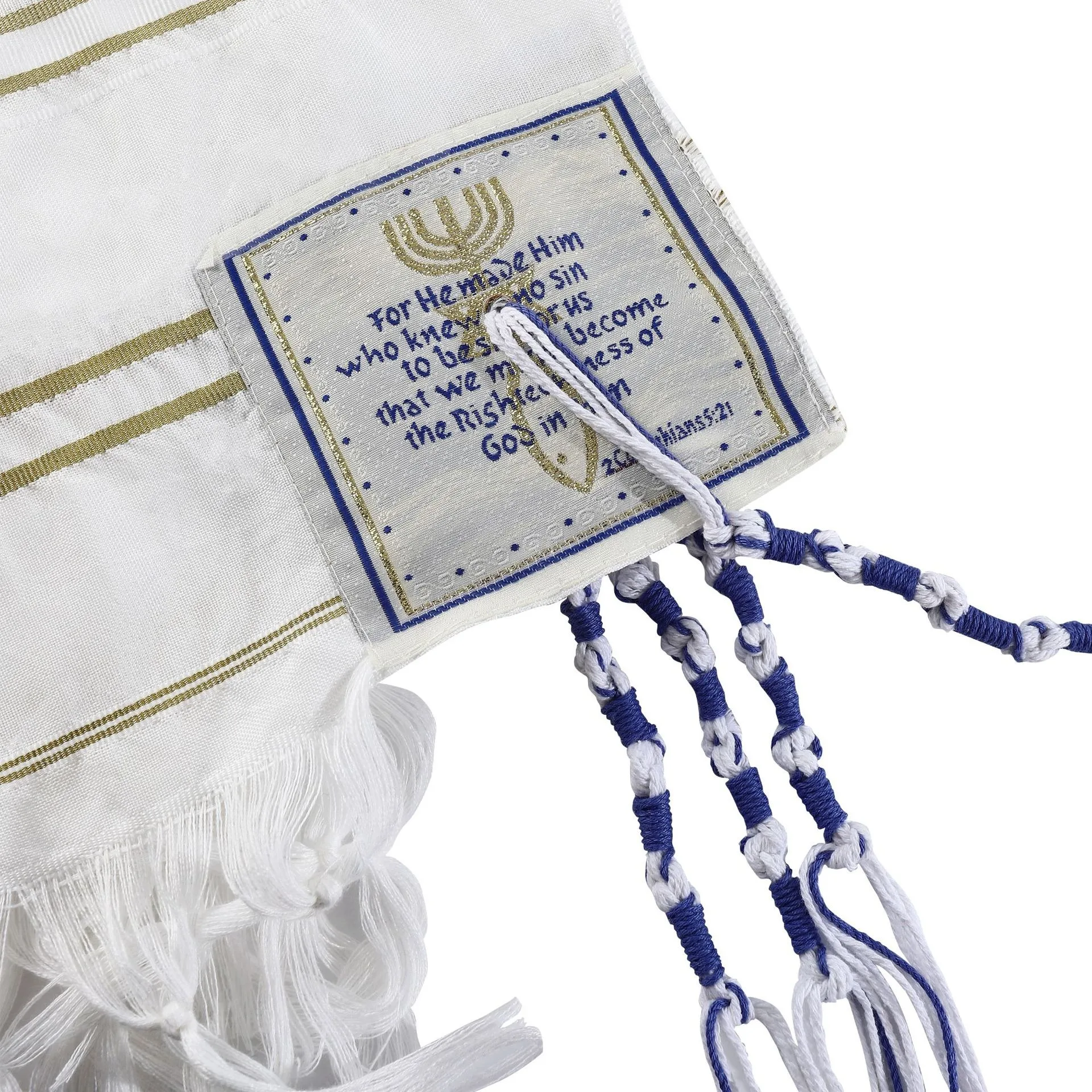Golden Stripes Prayer Shawl wi – Men'S Fashion Bag recenzja i cena
