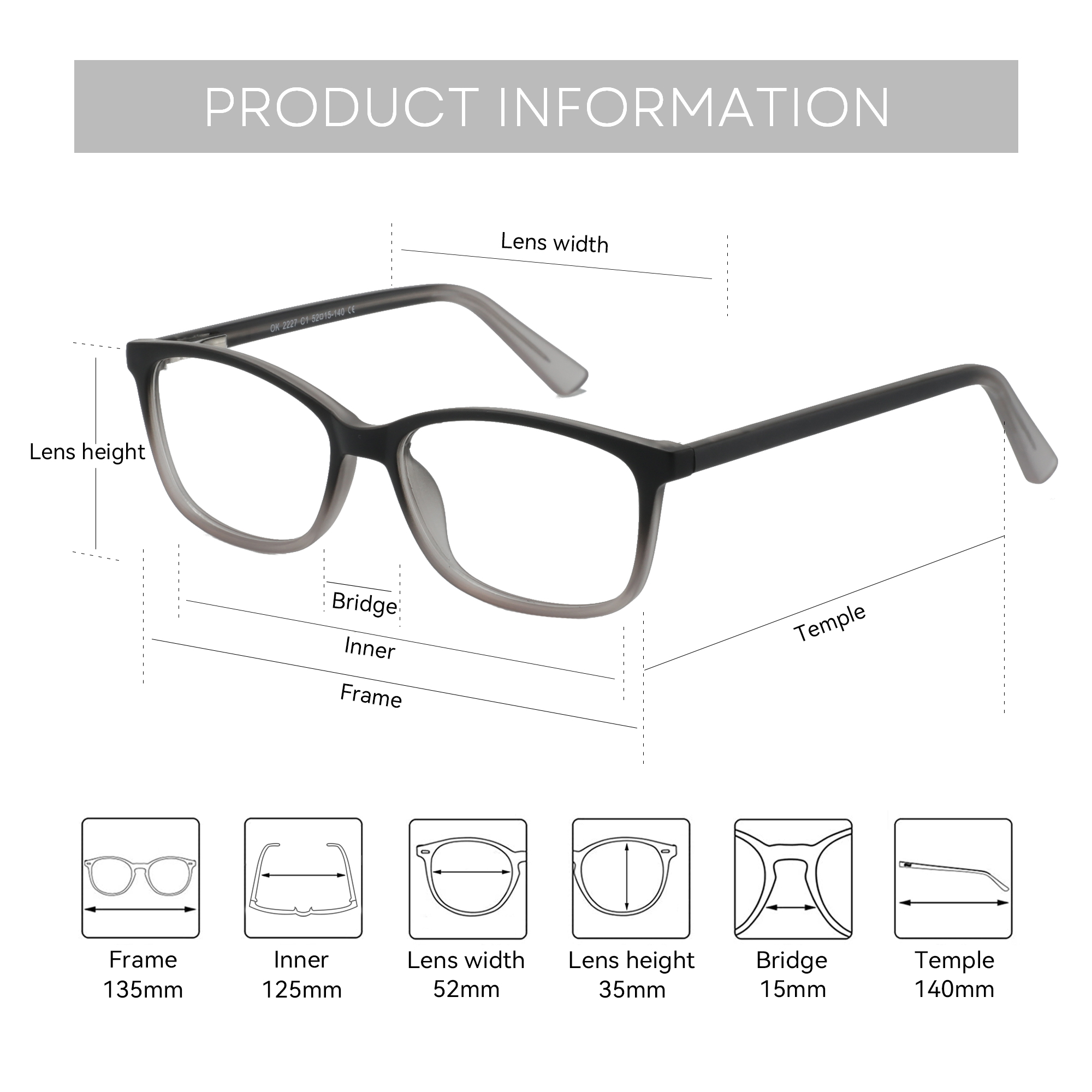 ZENOTTIC Unisex Square Optical – Men'S Fashion Non Prescription Glasses recenzja i cena