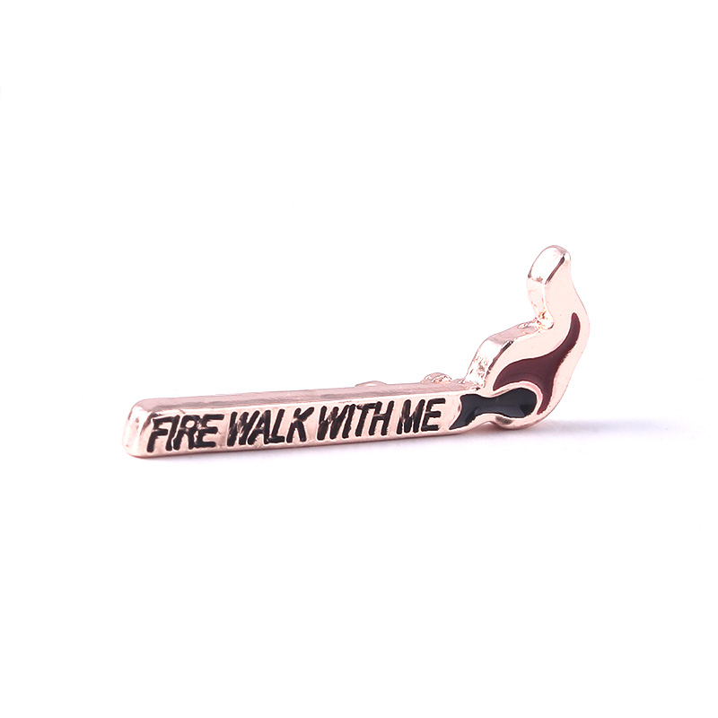 Twin Peaks Enamel Badge Brooch – Jeans Shirt Fashion For Men recenzja i cena