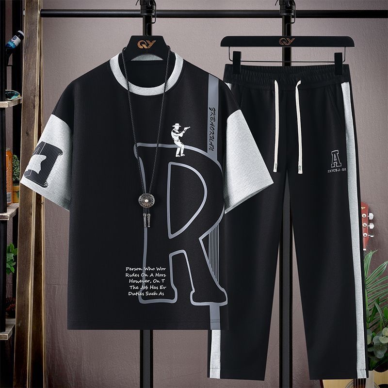 Summer Fashion Trendy Printed  – Men'S Fashion Xxl recenzja i cena
