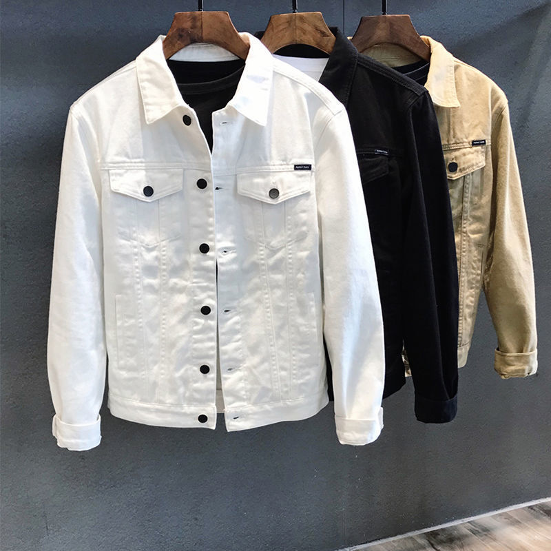 Spring Autumn Men's Denim Jack – Mens Fashion Denim Jacket recenzja i cena