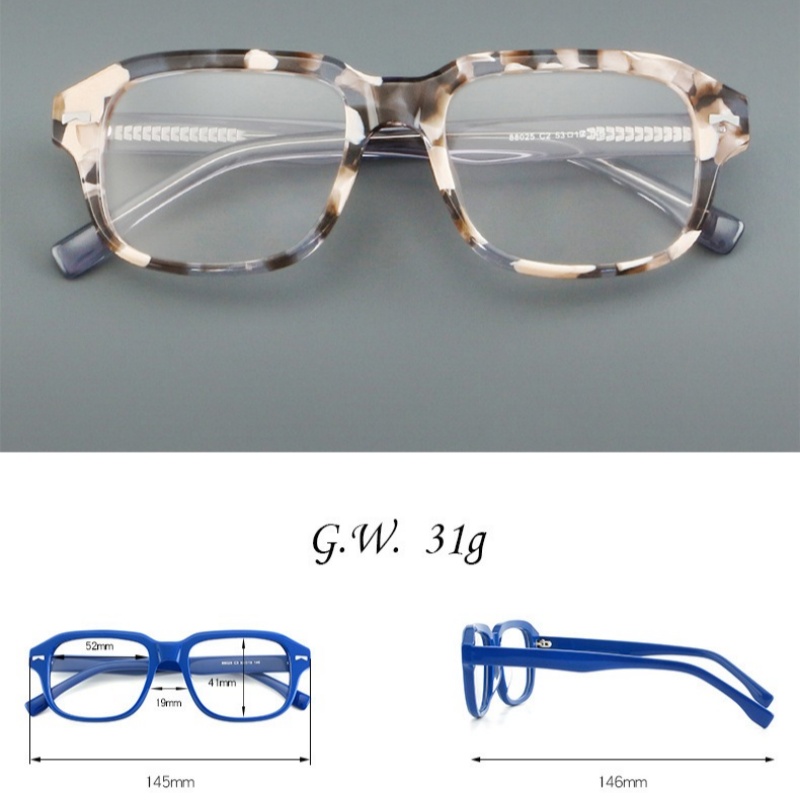 Acetate Optical Glasses Frame  – Men'S Fashion Non Prescription Glasses recenzja i cena