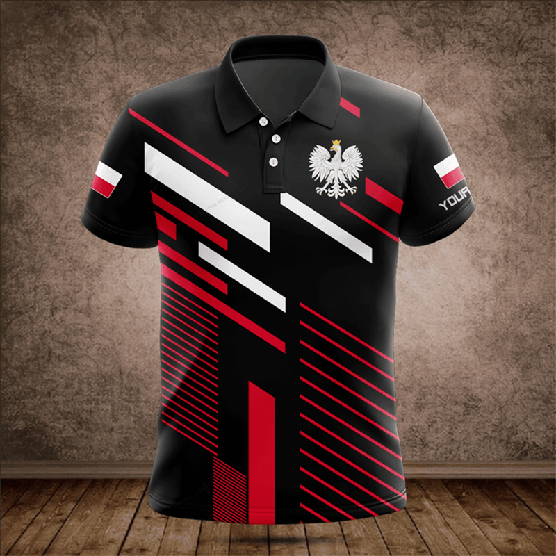 Custom Name Poland Flag Graphi – Men'S Fashion Names recenzja i cena