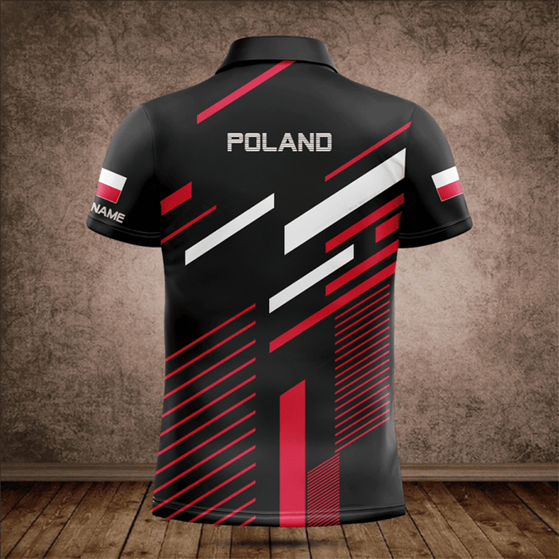 Custom Name Poland Flag Graphi – Men'S Fashion Names recenzja i cena