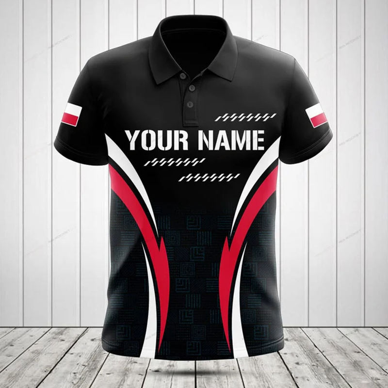 Custom Name Poland Flag Graphi – Men'S Fashion Names recenzja i cena
