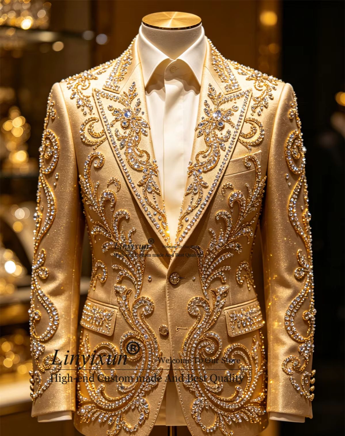 High End Stons Crystal Men Sui – Mens Fashion Trajes recenzja i cena
