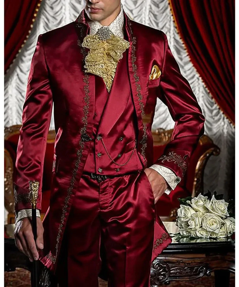 Men Suit For Wedding Jacket Pa – Mens Fashion Trajes recenzja i cena