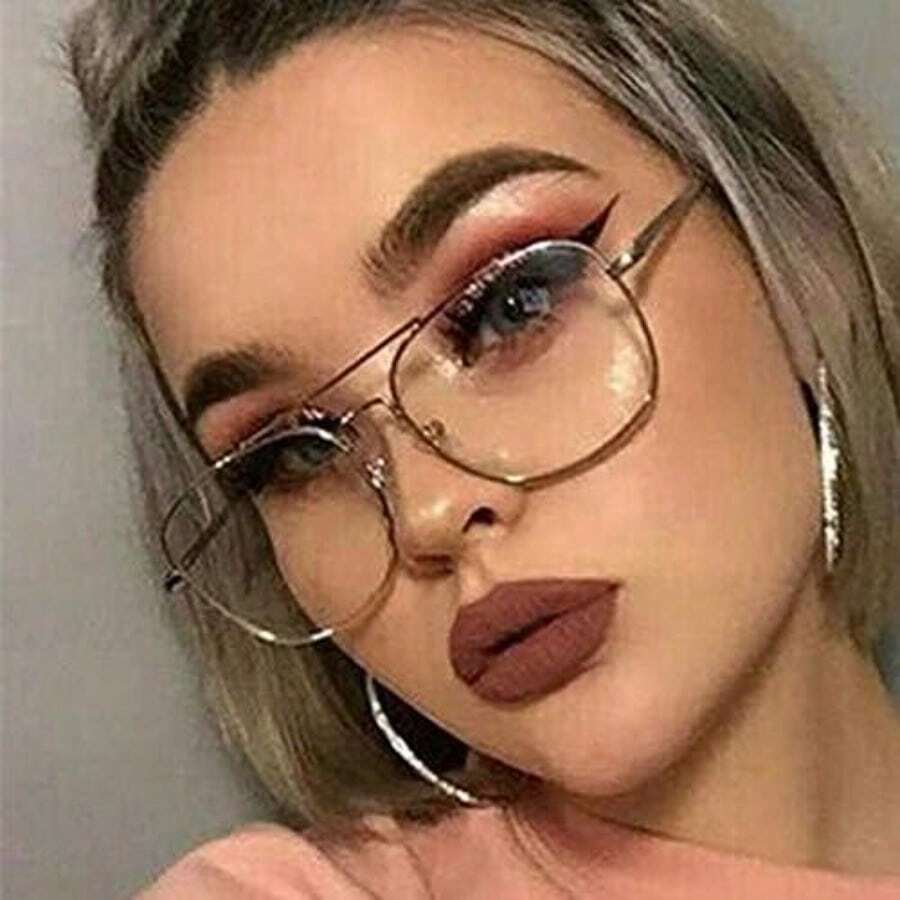 Classic Glasses Clear Lens Non – Men'S Fashion Non Prescription Glasses recenzja i cena