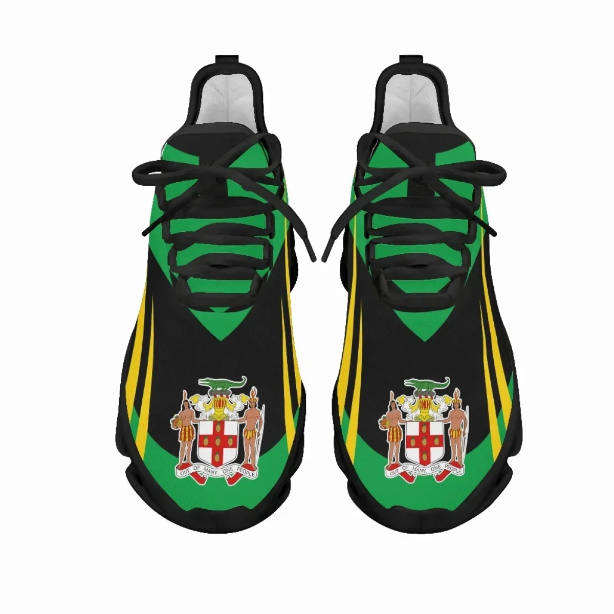 Jamaica Flag Print Shoes Men S – Men'S Fashion Running Shoes recenzja i cena