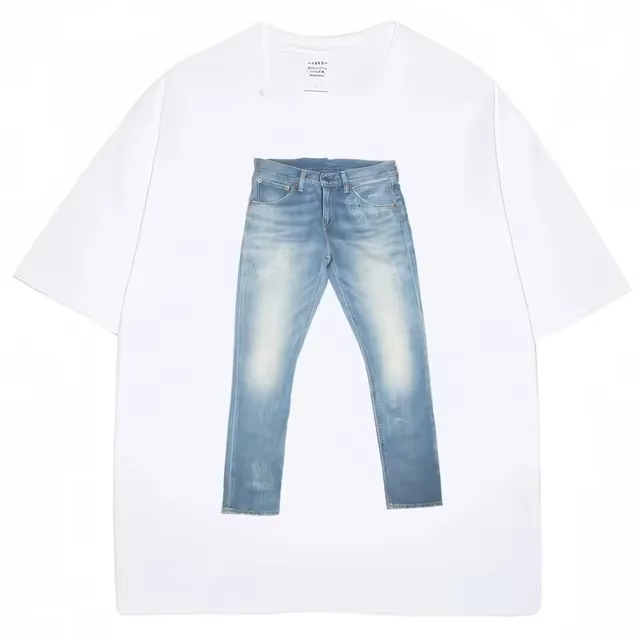Funny Jeans on Shirt Meme Grap – Jeans Shirt Fashion For Men recenzja i cena