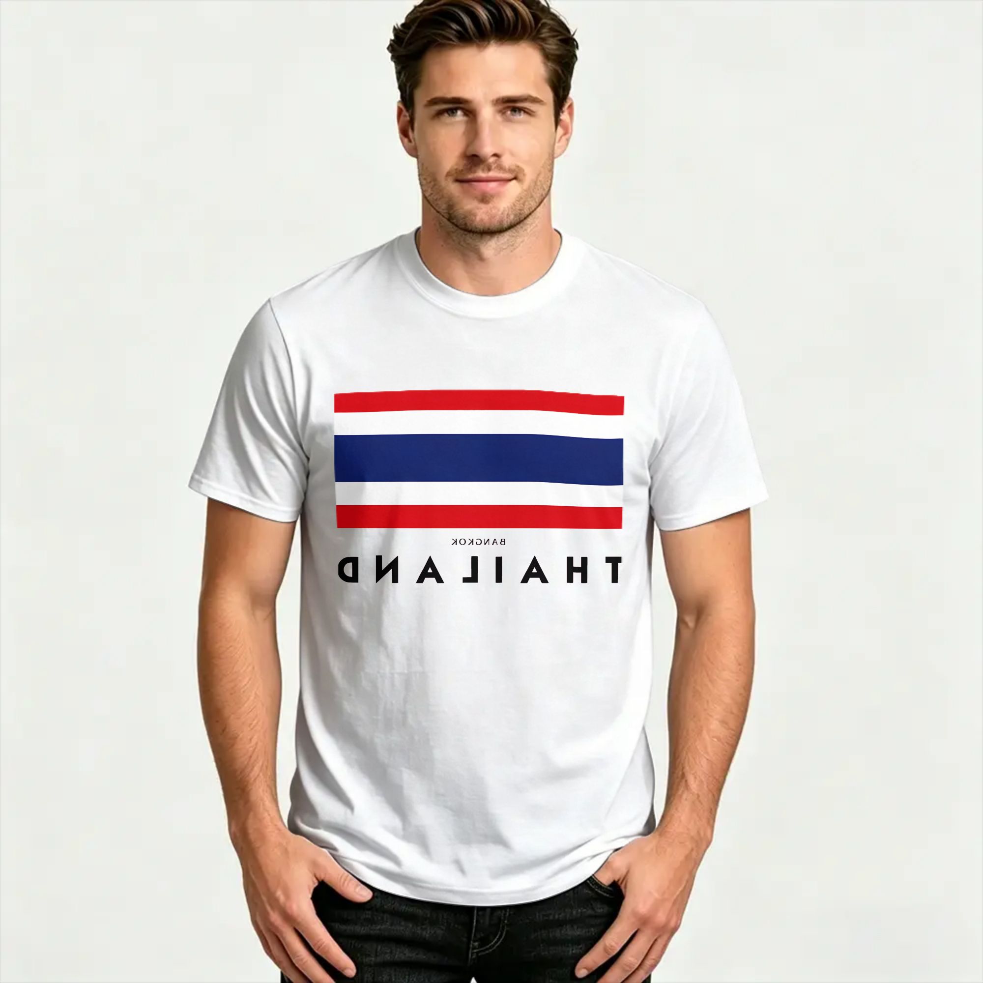 Streetwear T-Shirt Summer Bang – Mens Fashion Bangkok recenzja i cena