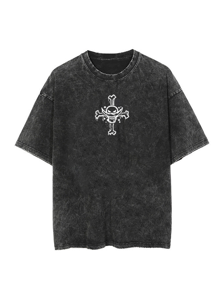 One Piece Vintage Whitebeard P – Men'S Fashion Oversized T Shirt recenzja i cena