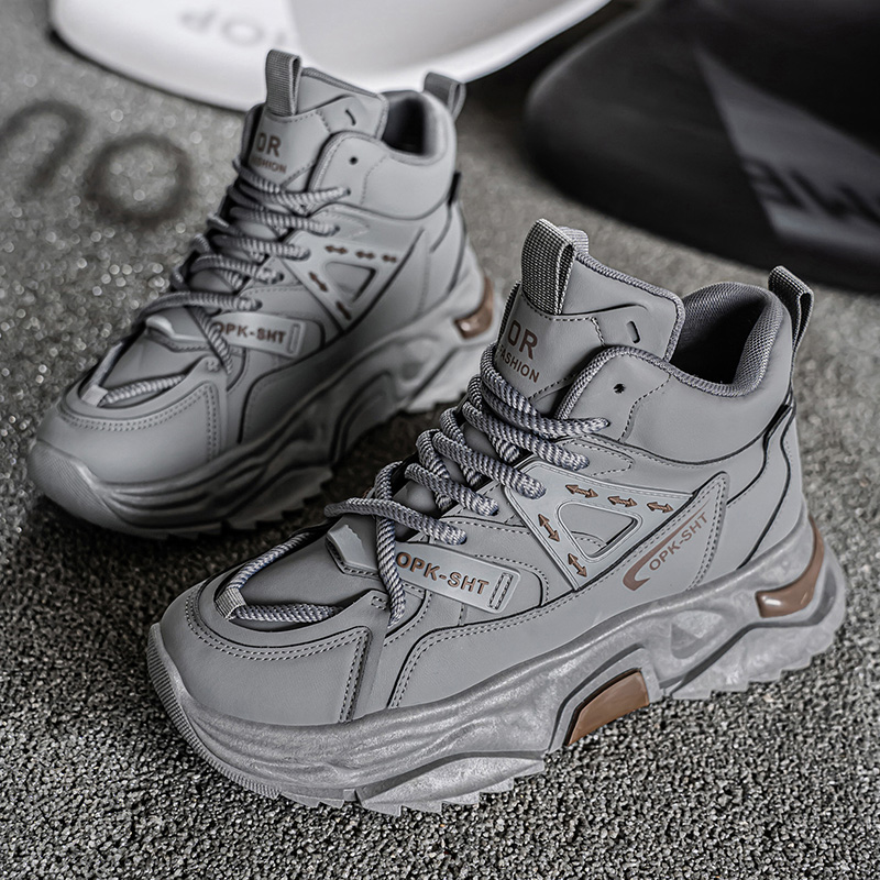 High Top Breathable Anti Slip  – Men'S Fashion Running Shoes recenzja i cena