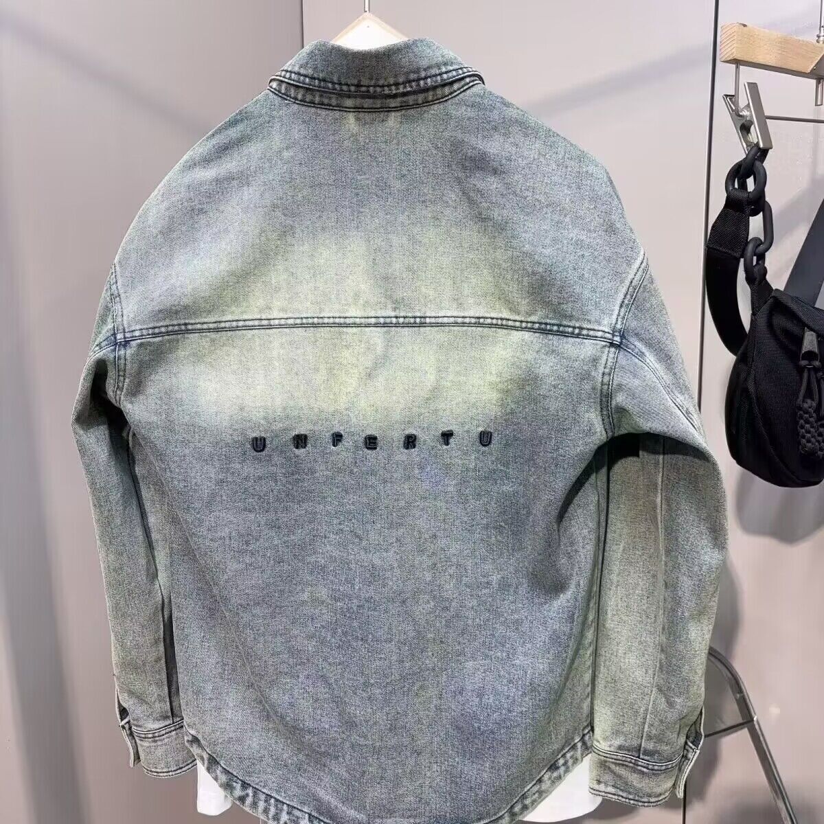 Vintage Clean fit Spring Autum – Jeans Shirt Fashion For Men recenzja i cena