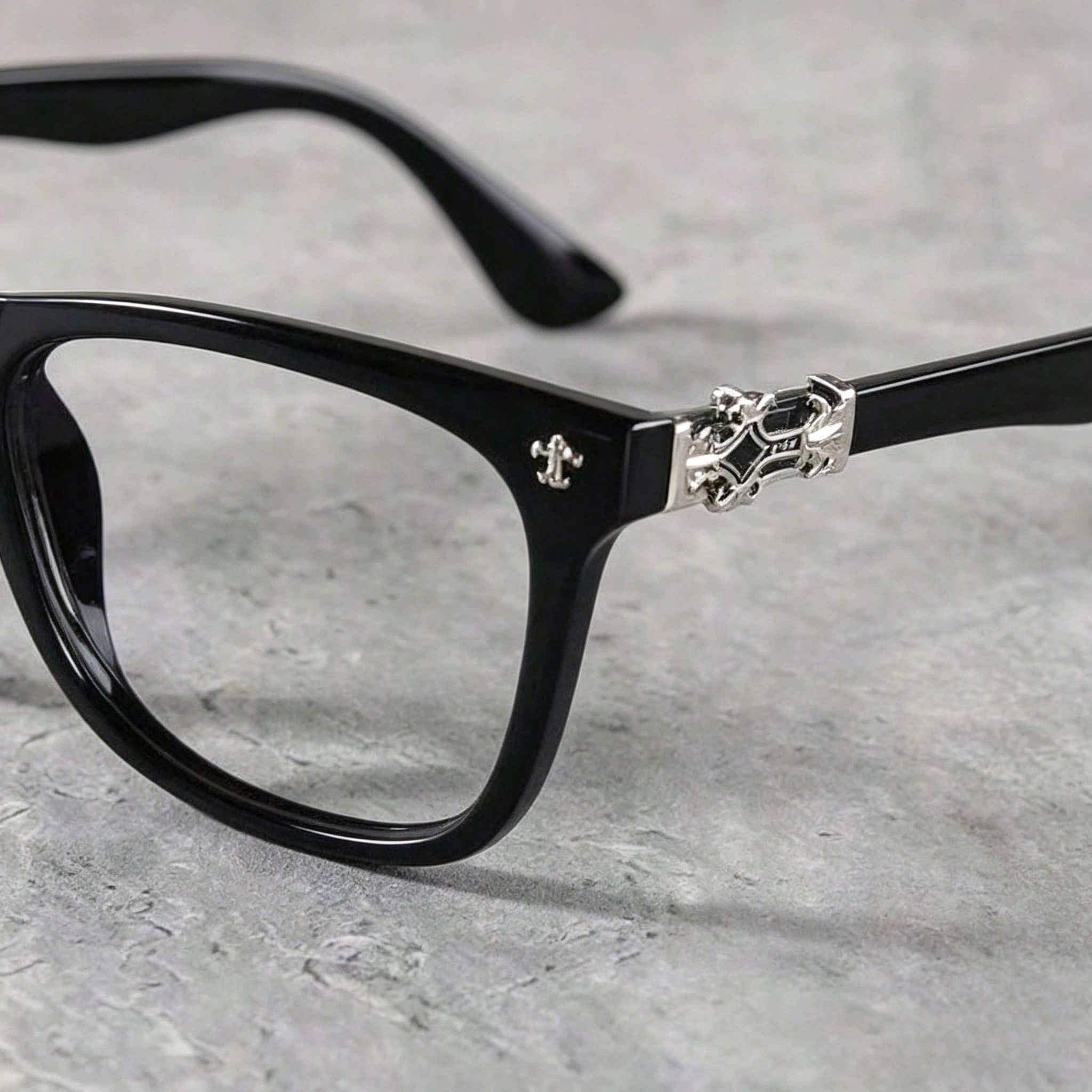 1pc Vintage Square Frame Glass – Men'S Fashion Non Prescription Glasses recenzja i cena