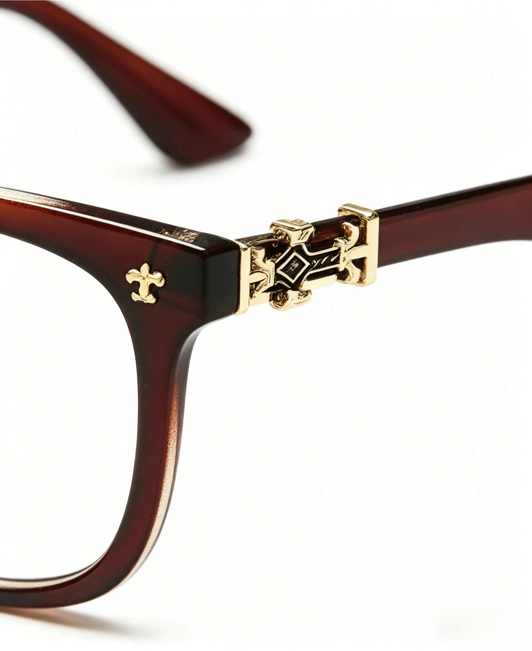 1pc Vintage Square Frame Glass – Men'S Fashion Non Prescription Glasses recenzja i cena