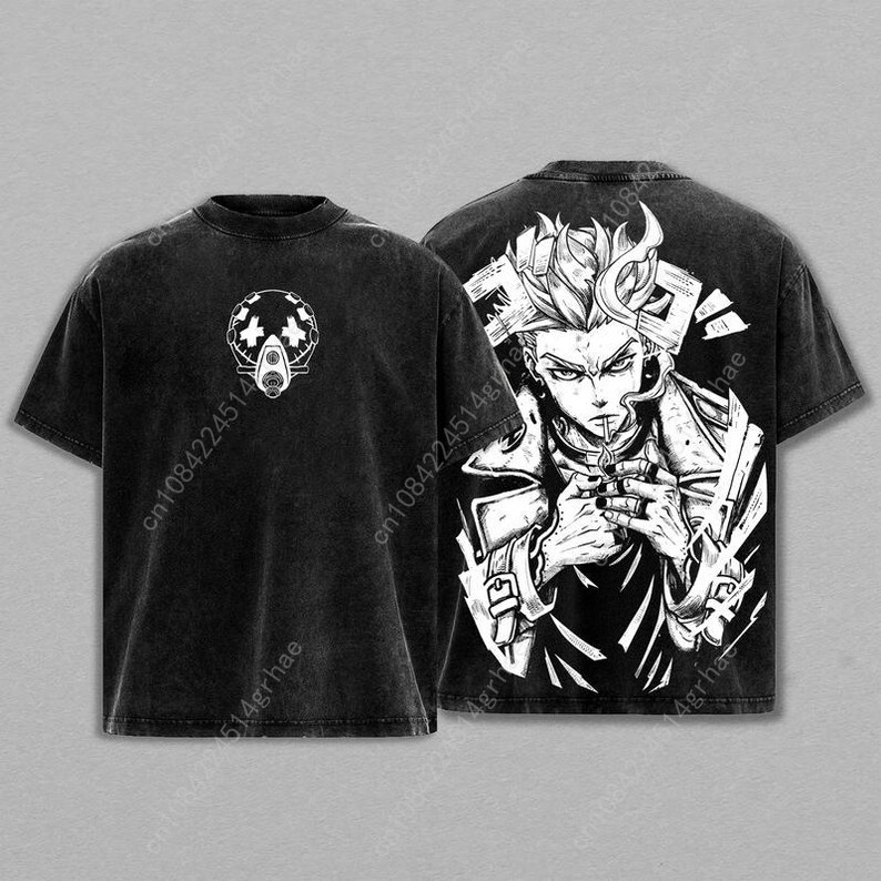Gachiakuta Vintage Anime Washe – Men'S Fashion Oversized T Shirt recenzja i cena