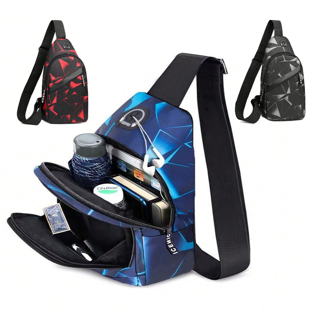 1pcs Fashion Sports Chest Bag  – Men'S Fashion Bag recenzja i cena