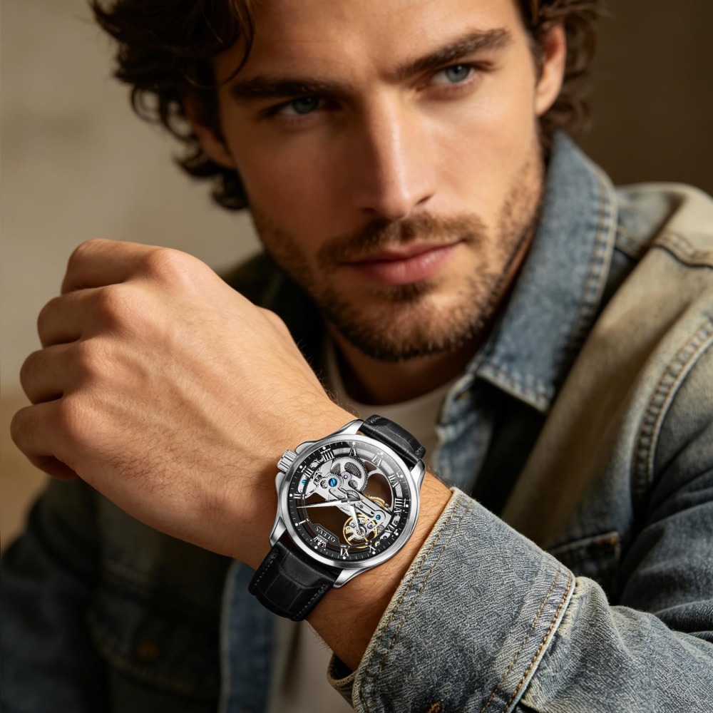 Automatic Skeleton Watch for M – Mens Fashion Style Images recenzja i cena