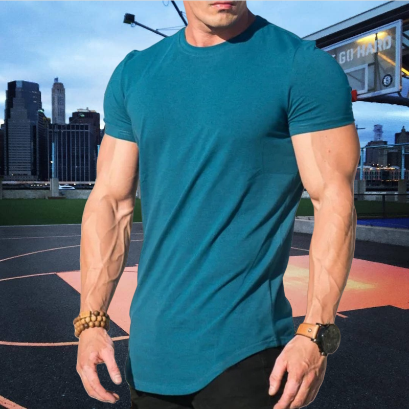 Muscle Fitness T-shirt Summer  – Muscle Tee Workout recenzja i cena