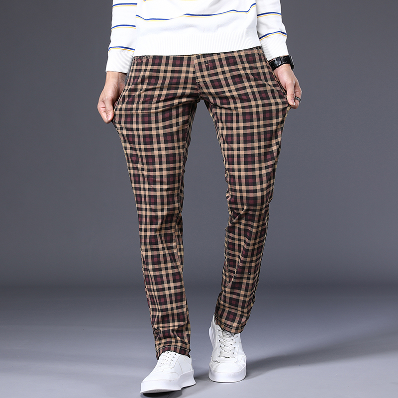 6 colors classic plaid casual  – Mens Fashion Young recenzja i cena