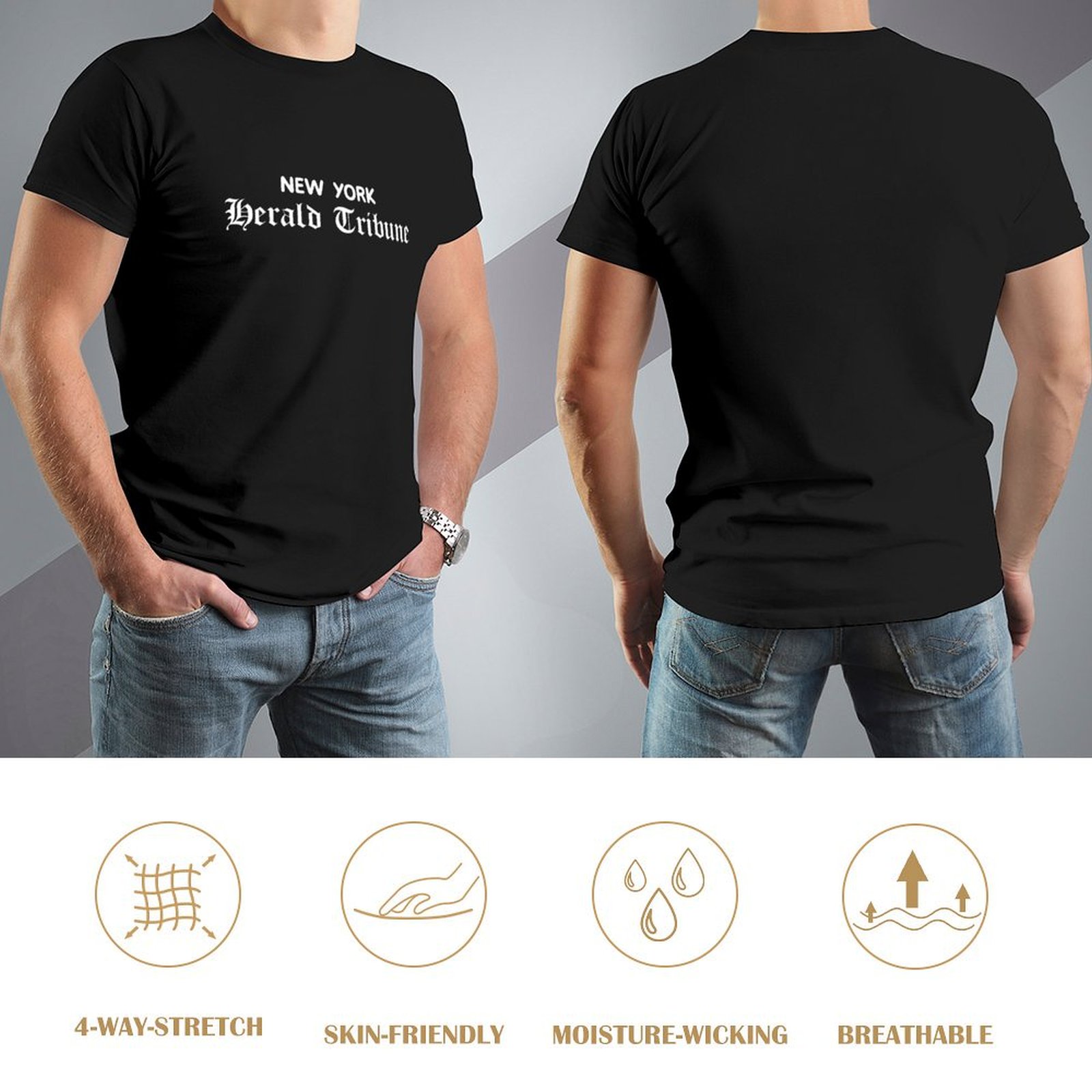 New York Herald Tribune Jean S – Jeans Shirt Fashion For Men recenzja i cena