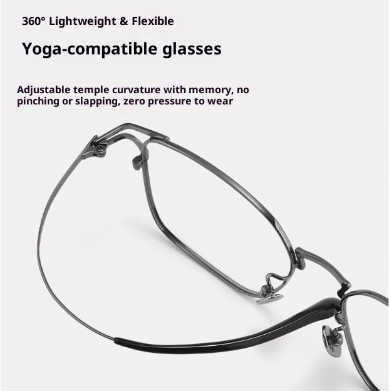 SO POTENT Men Titanium Alloy O – Men'S Fashion Non Prescription Glasses recenzja i cena
